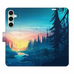 Flipové pouzdro iSaprio - Magical Landscape - Samsung Galaxy S23 FE obraz