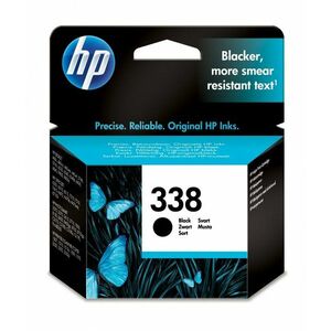 HP 338 Černá originální inkoustová kazeta C8765EE#BA3 obraz