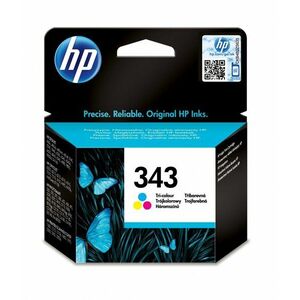 HP 343 Tříbarevná originální inkoustová kazeta C8766EE#BA3 obraz