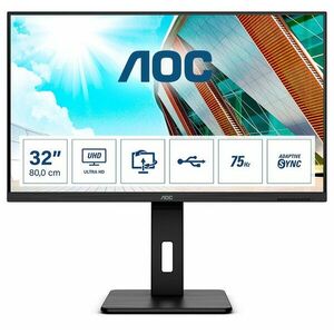 AOC P2 U32P2 počítačový monitor 80 cm (31.5") 3840 x 2160 px U32P2 obraz