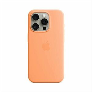 Apple iPhone 15 Pro Max Silicone Case with MagSafe - Orange Sorbet obraz