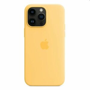 Apple iPhone 14 Pro Max Silicone Case with MagSafe, sunglow obraz