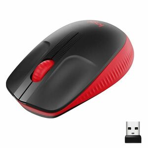 Bezdrátová myš Logitech M190 Full-size Wireless Mouse, červená obraz