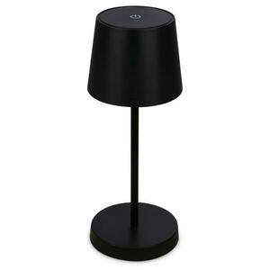 BRILONER LED nabíjecí stolní lampa 26 cm 2, 6W 150lm černá IP44 BRILO 7423015 obraz