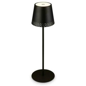 BRILONER LED nabíjecí stolní lampa 38 cm 2, 6W 280lm černá IP44 BRILO 7438-015 obraz