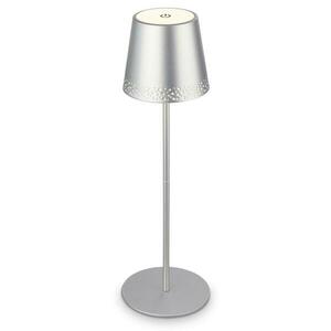BRILONER LED nabíjecí stolní lampa 38 cm 2, 6W 280lm chrom IP44 BRILO 7438-014 obraz