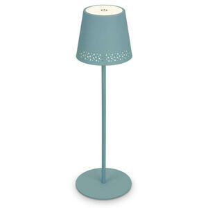 BRILONER LED nabíjecí stolní lampa 38 cm 2, 6W 280lm tyrkysová IP44 BRILO 7438-010 obraz