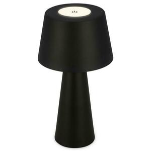 BRILONER LED nabíjecí stolní lampa pr.16, 5 cm 3, 5W 400lm černá IP44 BRILO 7437015 obraz