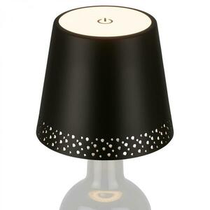 BRILONER LED nabíjecí stolní lampa, 11 cm, USB-C, 2, 6W, 280lm, černá BRILO 7485015 obraz