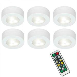 BRILONER LED skříňkové svítidlo pr. 5, 8 cm 6x60lm bílé BRILO 2632-066 obraz