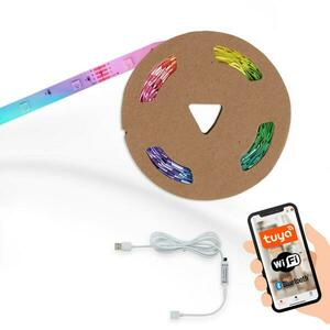 BRILONER USB Smart RGB LED pásek s hudebním senzorem 500 cm 0, 05W bílé BRILO 2309-150 obraz