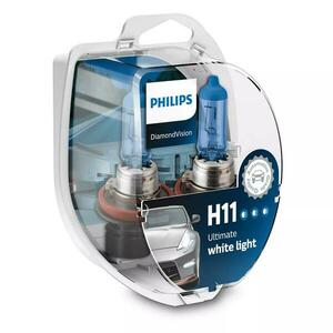 Philips H11 12V 55W PGJ19-2 DiamondVision 2ks 12362DVS2 obraz