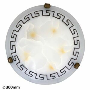 Rabalux stropní svítidlo Etrusco E27 1x MAX 60W bílé alabastrové sklo 7648 obraz