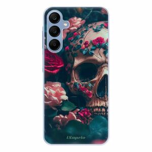 Odolné silikonové pouzdro iSaprio - Skull in Roses - Samsung Galaxy A25 5G obraz
