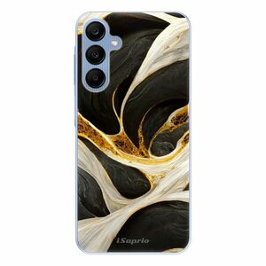 Odolné silikonové pouzdro iSaprio - Black and Gold - Samsung Galaxy A25 5G obraz