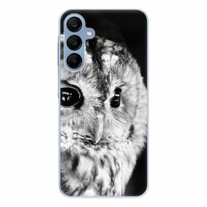 Odolné silikonové pouzdro iSaprio - BW Owl - Samsung Galaxy A25 5G obraz