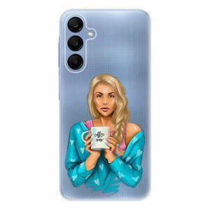 Odolné silikonové pouzdro iSaprio - Coffe Now - Blond - Samsung Galaxy A25 5G obraz