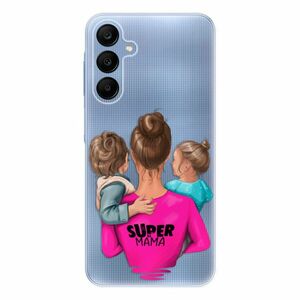 Odolné silikonové pouzdro iSaprio - Super Mama - Boy and Girl - Samsung Galaxy A25 5G obraz