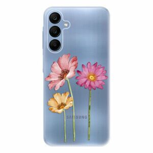 Odolné silikonové pouzdro iSaprio - Three Flowers - Samsung Galaxy A25 5G obraz