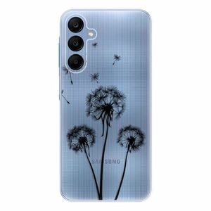 Odolné silikonové pouzdro iSaprio - Three Dandelions - black - Samsung Galaxy A25 5G obraz
