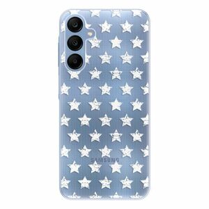 Odolné silikonové pouzdro iSaprio - Stars Pattern - white - Samsung Galaxy A25 5G obraz