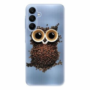 Odolné silikonové pouzdro iSaprio - Owl And Coffee - Samsung Galaxy A25 5G obraz