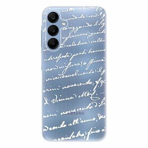 Odolné silikonové pouzdro iSaprio - Handwriting 01 - white - Samsung Galaxy A25 5G obraz