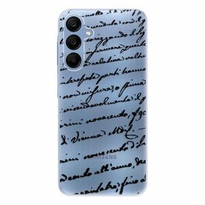 Odolné silikonové pouzdro iSaprio - Handwriting 01 - black - Samsung Galaxy A25 5G obraz