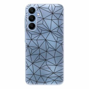 Odolné silikonové pouzdro iSaprio - Abstract Triangles 03 - black - Samsung Galaxy A25 5G obraz