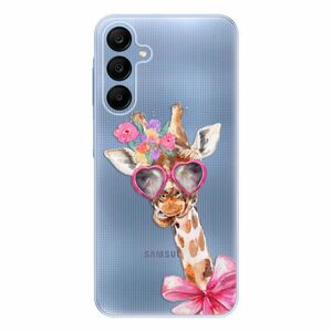 Odolné silikonové pouzdro iSaprio - Lady Giraffe - Samsung Galaxy A25 5G obraz