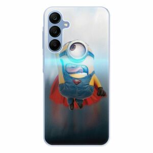 Odolné silikonové pouzdro iSaprio - Mimons Superman 02 - Samsung Galaxy A25 5G obraz