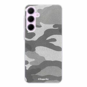 Odolné silikonové pouzdro iSaprio - Gray Camuflage 02 - Samsung Galaxy A35 5G obraz