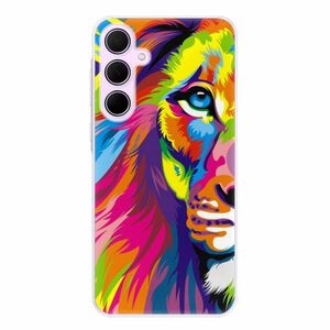 Odolné silikonové pouzdro iSaprio - Rainbow Lion - Samsung Galaxy A55 5G obraz