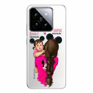Odolné silikonové pouzdro iSaprio - Mama Mouse Brunette and Girl - Xiaomi 14 obraz