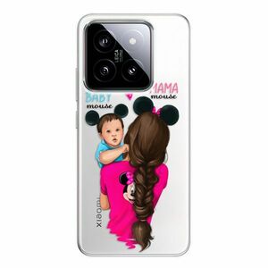 Odolné silikonové pouzdro iSaprio - Mama Mouse Brunette and Boy - Xiaomi 14 obraz