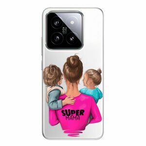 Odolné silikonové pouzdro iSaprio - Super Mama - Boy and Girl - Xiaomi 14 obraz
