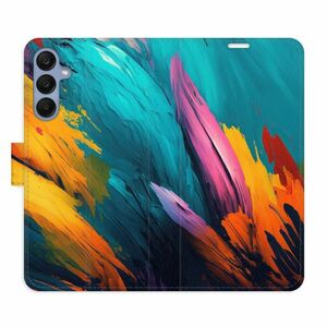 Flipové pouzdro iSaprio - Orange Paint 02 - Samsung Galaxy A25 5G obraz