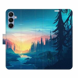 Flipové pouzdro iSaprio - Magical Landscape - Samsung Galaxy A25 5G obraz