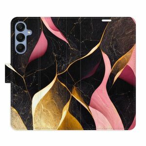Flipové pouzdro iSaprio - Gold Pink Marble 02 - Samsung Galaxy A25 5G obraz