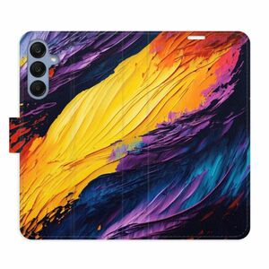 Flipové pouzdro iSaprio - Fire Paint - Samsung Galaxy A25 5G obraz