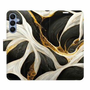 Flipové pouzdro iSaprio - BlackGold Marble - Samsung Galaxy A25 5G obraz