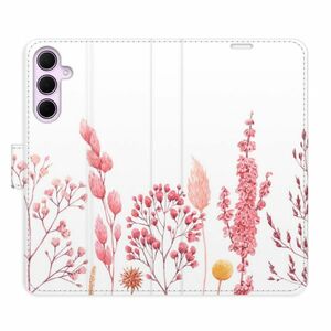 Flipové pouzdro iSaprio - Pink Flowers 03 - Samsung Galaxy A35 5G obraz