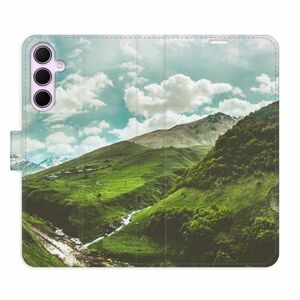 Flipové pouzdro iSaprio - Mountain Valley - Samsung Galaxy A35 5G obraz