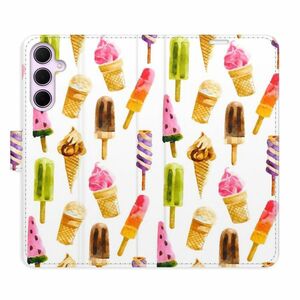 Flipové pouzdro iSaprio - Ice Cream Pattern - Samsung Galaxy A35 5G obraz