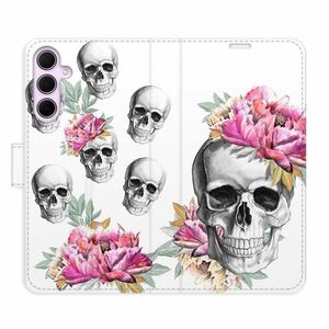 Flipové pouzdro iSaprio - Crazy Skull - Samsung Galaxy A55 5G obraz