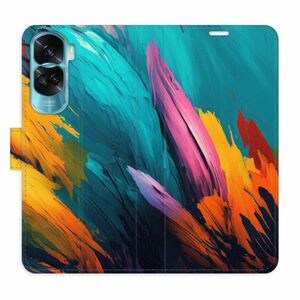 Flipové pouzdro iSaprio - Orange Paint 02 - Honor 90 Lite 5G obraz