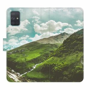 Flipové pouzdro iSaprio - Mountain Valley - Samsung Galaxy A71 obraz