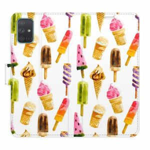 Flipové pouzdro iSaprio - Ice Cream Pattern - Samsung Galaxy A71 obraz