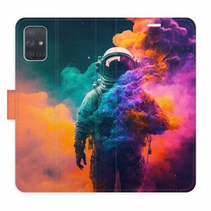 Flipové pouzdro iSaprio - Astronaut in Colours 02 - Samsung Galaxy A71 obraz