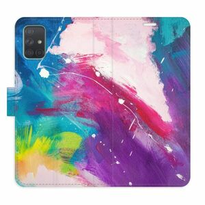 Flipové pouzdro iSaprio - Abstract Paint 05 - Samsung Galaxy A71 obraz